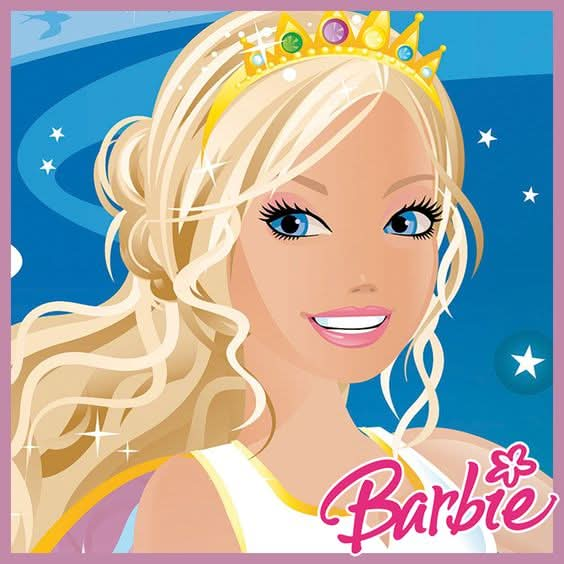 Imagine comestibila, vafa, format A4, Barbie - Nati Shop