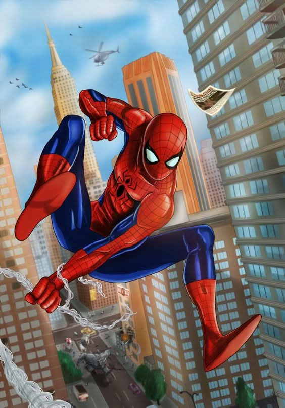 Imagine comestibila, vafa, format A4, Spiderman - Nati Shop