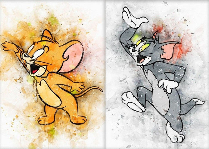 Imagine comestibila, vafa, format A4, Tom si Jerry - Nati Shop