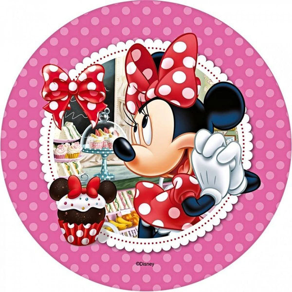 Imagine comestibila, vafa, format A4, Tort Minnie Mouse - Nati Shop